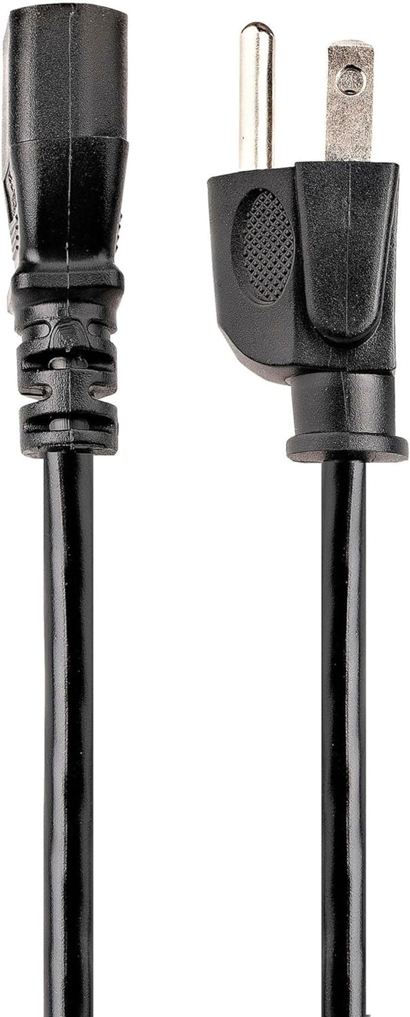 12Ft (3.6M) Computer Power Cord, NEMA 5-15P to C13, 10A 125V, 18AWG, Black Replacement AC Power Cord, Printer Power Cord, PC Power Supply Cable, Monitor Power Cable - UL Listed (PXT10112)