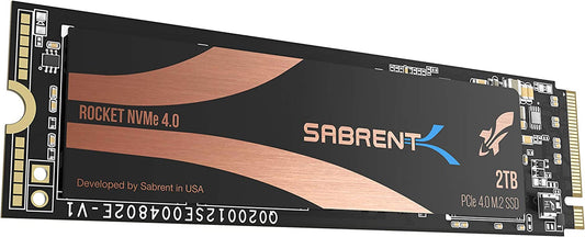 2TB Rocket Nvme Pcie 4.0 M.2 2280 Internal SSD Maximum Performance Solid State Drive (Latest Version) (Sb-Rocket-Nvme4-2Tb).